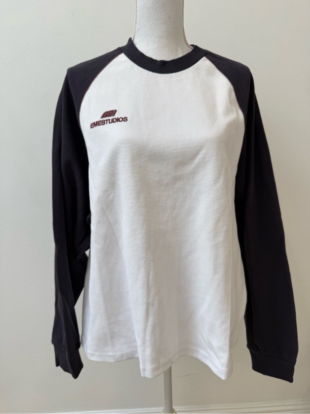 Navy Waffle Long Sleeve - Picture 6 of 7